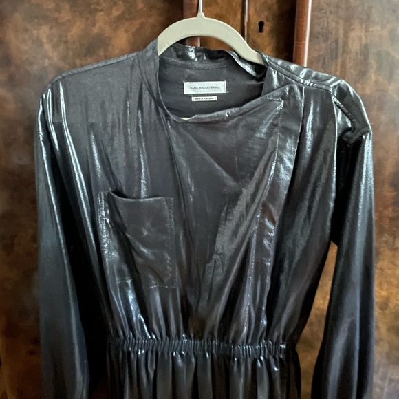 Isabel Marant Metallic Cocktail Dress - Picture 6 of 11